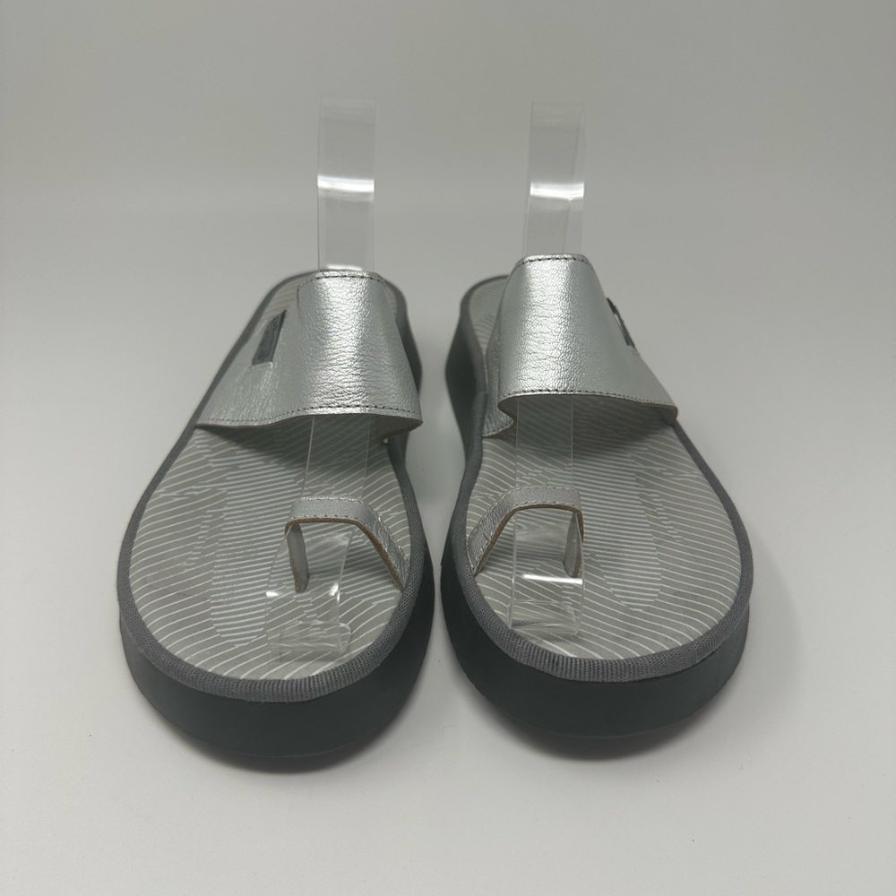 Fly London chev Sandals in Silver Women's EU40/US 9-9.5 - Picture 11 of 15